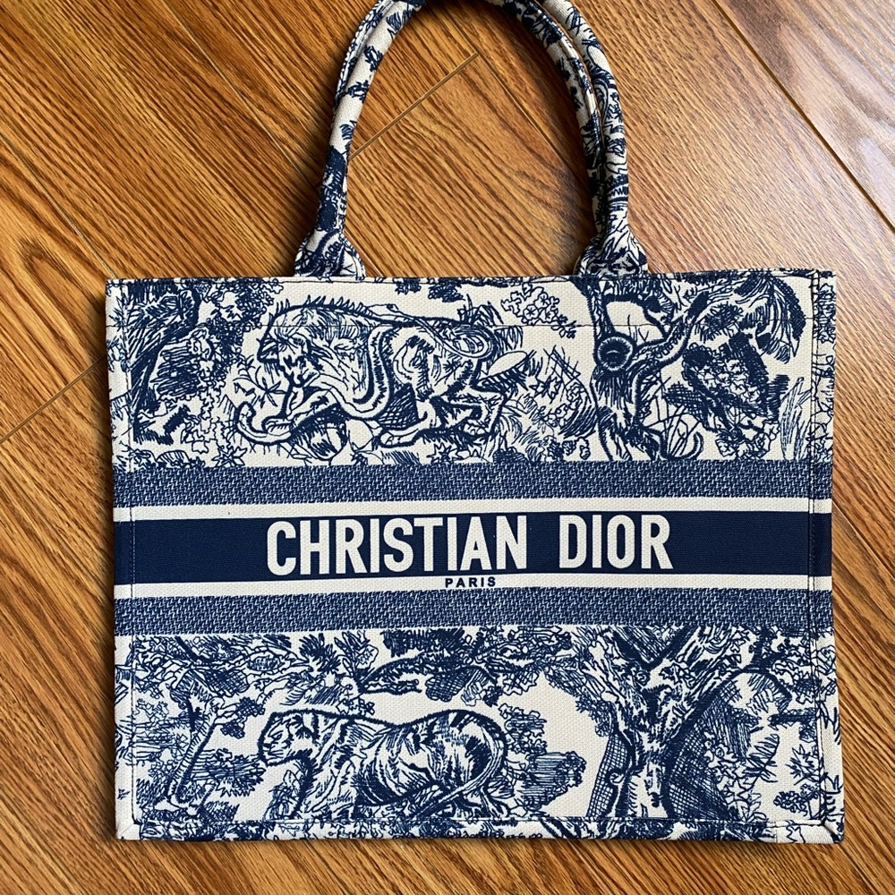 DIOR NOTEBOOK TOTE TOILE DE JOUY BOOK TOTE